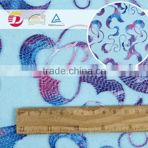 Nylon Polyester Cheap Border Printing Dress Lace Tulle Fabric thumbnail-6