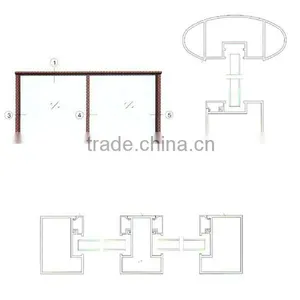 Australian Standard Aluminum Balcony Staircase Handrail thumbnail-1