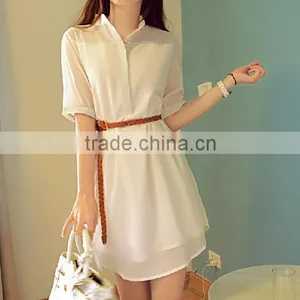 Ladies New Spring Pink Chiffon Blouse thumbnail-1