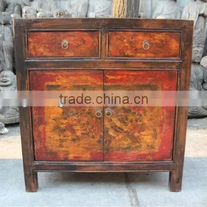 Tibet Wood Antique Cabinet thumbnail-1