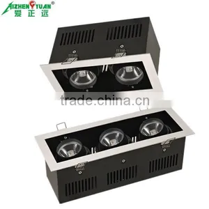 Ceiling 10w/20w/30w Three Heads High Power Led Grill Light thumbnail-2