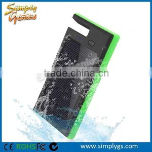 (Factory Direct) 8000mah Solar Power Bank, Power Bank Solar, Li-polymer Battery Power Bank Quality Choice thumbnail-1