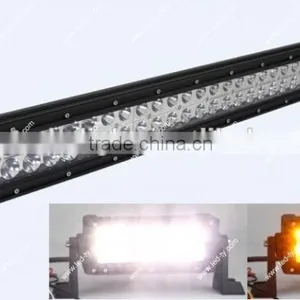 2014 Mewest Amber and White 4x4 LED Light Bar 41.5" LED Work Light Bar 240w Offroad LED Light Bar for Trucks Atv SUV thumbnail-1