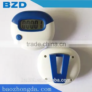 Manufacturer Bulk Promotion Portable Sport Walking Heart Shape Foot Counter Pedometer thumbnail-1