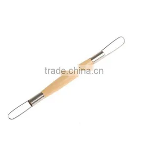 7 Pcs Wood Handle Clay Sculpture Tool Loop Tool thumbnail-5