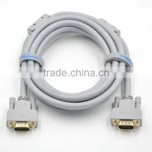 1M 3M 15 Pin 3+6 VGA Cable Male to Male High Quality for Computer Monitor thumbnail-5