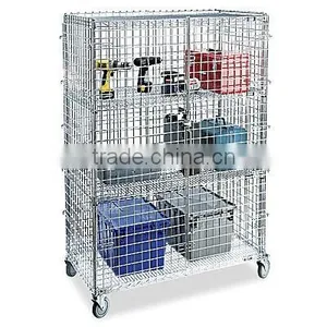 Chrome Movable Wire Mesh Security Cage thumbnail-1