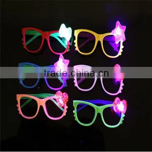 Plastic Glasses New Plastic Glasses Frame With Flashing Light thumbnail-1