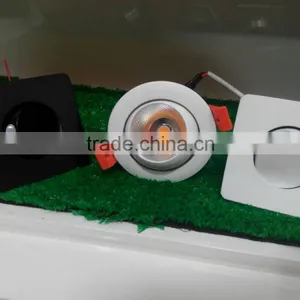 1w Mini Recessed Black Wall Lamp in Hotel thumbnail-3