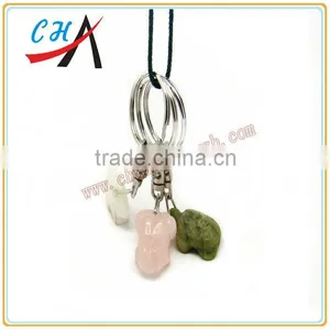 Semi Precious Stone Key Chains for Wholesale thumbnail-1
