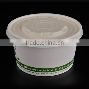 Thin Wall Soup Paper Cups,take Away Paper Bowl With Lids thumbnail-2