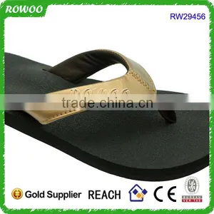 Summer Gold Metallic PU Yoga Mat Lady Fashion Women Sandals thumbnail-4