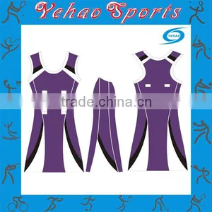 Special Design Polyester Sublimation Netball Jersey thumbnail-1