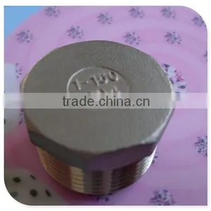 150lb Bspt Taper Thread S/steel Hex Head Plug thumbnail-1