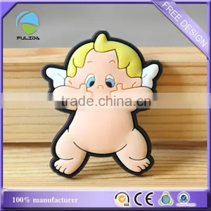 Baby Angel Shaped Soft Pvc Rubber Souvenir Fridge Magnet thumbnail-1