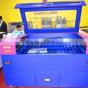 Wool Leather Cutting CO2 Laser Cutter Machine From Hanniu K1390 thumbnail-1