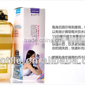 Plastic Water Bottle / BPA Free Water Bottle thumbnail-1