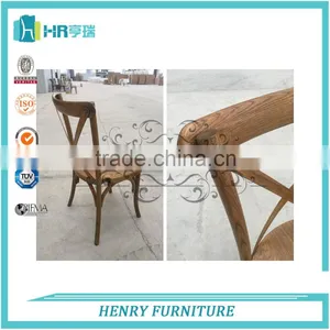 Wood Cross Back Wedding And Banquet Chair thumbnail-2