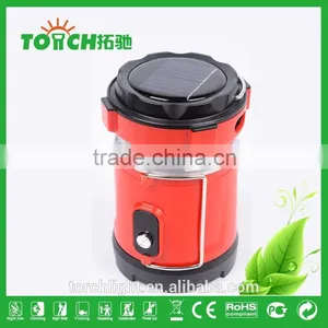 Promotion Solar Rechargeable LED Camp Lamp With Charger Emergency Usage for Outside Camping and Hiking Camping Light thumbnail-2