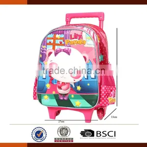 Hot Sale EVA Cartoon School Trolley Bags for Girls thumbnail-1