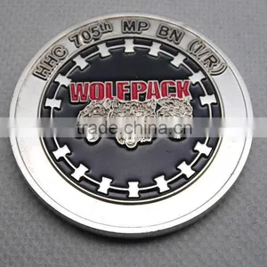 Low Price Top Quality Custom Double Coin Cheap Price Factory Custom Silver Plating Soft Enmal Coin thumbnail-1