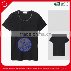 2015 Man Blank T-shirt Short Sleeve Cotton t Shirt Wholesale Man T-shirt thumbnail-1