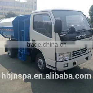 Good Quality 5CBM Self-loading Garbage Dump Truck thumbnail-1