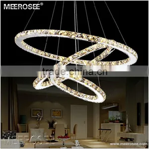 Diamond Crystal Ring Light LED Circle Pendant Light MD8825 thumbnail-1