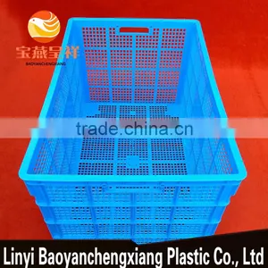 1035x678x540mm Plastic Vegetable Basket for Transportation With Wheels thumbnail-3