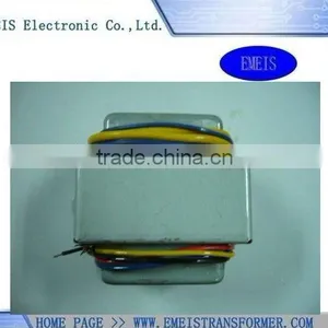 Low Frequency EI 40/57/76/89 Transformer With Metal Saddle Clamp thumbnail-1