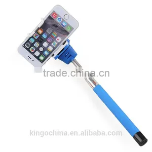 Extendable Steel Material Wireless Bluetooth Selfie Stick for Moblie for Cell Phone thumbnail-1