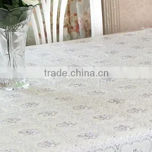 Home Item Unique Design Customized Waterproof PVC Vinyl Lace Table Cloth thumbnail-1