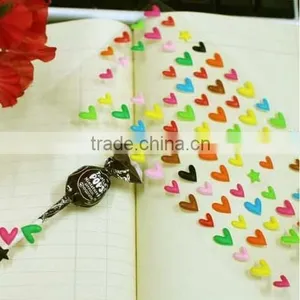 Fashionable Well-done 2015 Hot Selling Red Loving Heart Pvc Paper Sticker thumbnail-1