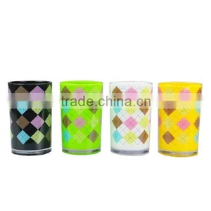 Colored Double Wall Plastic Tumbler Cup for Bathroom Use thumbnail-1