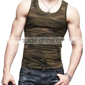 2015 Latest Design Mens Cotton Camo Vest thumbnail-3