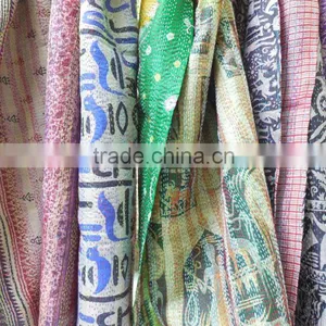 Christmas Wholesale Lot Stylish Designer Stole /Multi Purpose Use Kantha Stole thumbnail-1