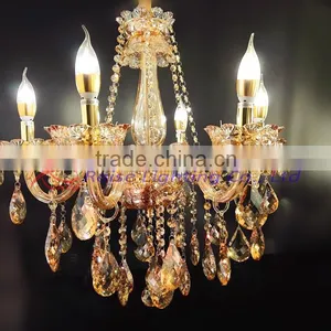 Various Classical European Cooper/Glass/Wooden Crystal Chandelier Light Table Lamp Floor Lamp for Hotel Project thumbnail-5