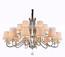 Good Quality K9 Crystal Chandelier Living Room Chandelier,Dining Room Chandelier Light With 18 Lights With Lamp Shade thumbnail-1