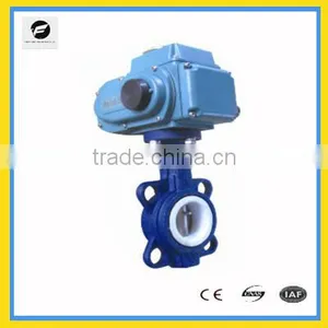 2 Way CTF-010 Electronic Ball/butterfly Valve for Water Treatment 100NM 220vAC UPVC or Stainless Steel thumbnail-1