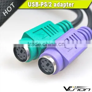 20cm USB to PS/2 KVM Convert Adapter for Keyboard and Mouse thumbnail-5