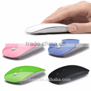 Sugar Color Ultra Thin USB Optical Wireless Mouse 2.4G Receiver thumbnail-2