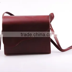 Korean Style Shoulder Bag Leather Shoulder Camera Bag, Vintage Small Camera Bag thumbnail-1