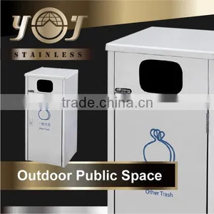 Professional Stainless Steel Product Large Garbage Bin thumbnail-5