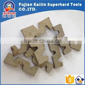 W Shape Diamond Cutting Blade Segment for Trimming Granite Slab thumbnail-1