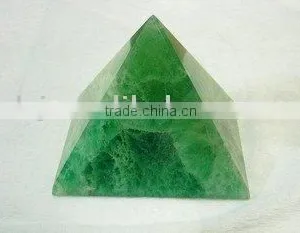 Natural Fluorite Crystal Pyramid thumbnail-1