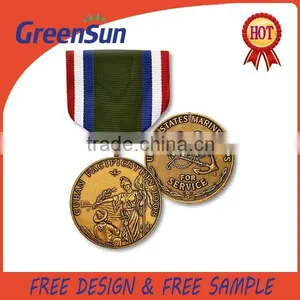 Die Casting Enamel Metal Copper Sport Medallion thumbnail-1