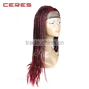 Wholesale Box Braided Wig for Black Women Human Brazilian Hair thumbnail-6