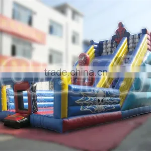 Hot Sale Commercial Inflatable Spiderman Slide, Commercial Inflatable Slide thumbnail-2