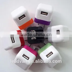 2014 High Quality 1A Portable Wholesale Usb Wall Charger for Iphone thumbnail-1