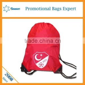 2016 New Design Polyester Drawstring Bag Cord Wholesale Drawstring Backpack thumbnail-2